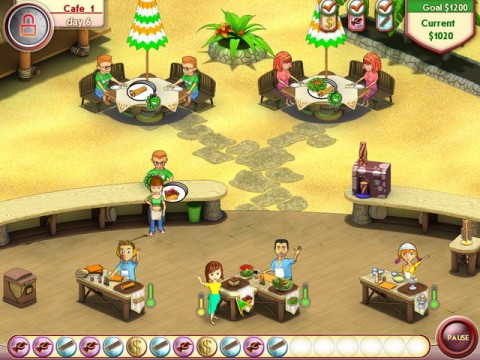เกมส์ Amelie's Cafe: Summer Time เกมส์เปิดร้านอาหารริมหาด