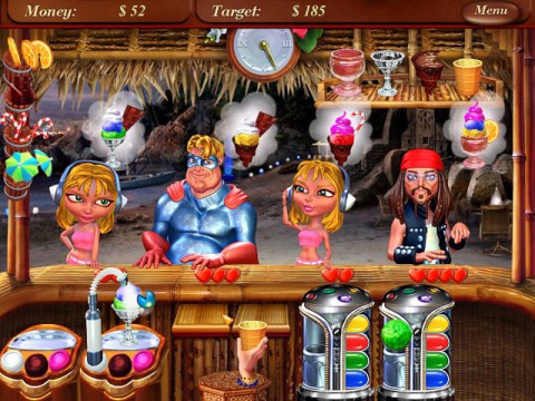 เกมส์ Ice Cream Mania เกมส์เป็นเจ้าของร้านไอศครีม