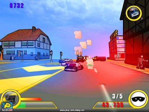 เกมส์ Police: Destruction Street เกมส์ตำรวจไล่จับผู้ร้าย Image 1