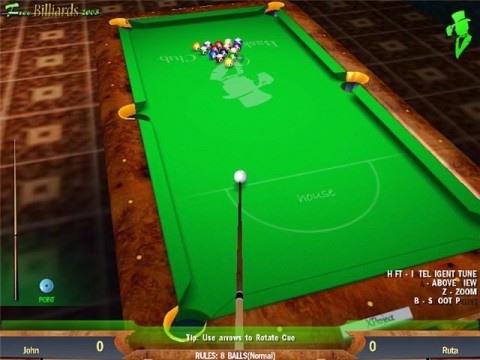 เกมส์ Free Billiards 2008 เกมส์สนุกเกอร์เหมือนจริง Image 1