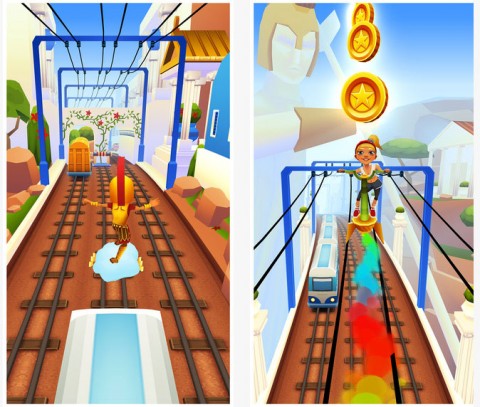 เกมส์ Subway Surfers เกมส์วิ่งหนีบนทางรถไฟ Image-2