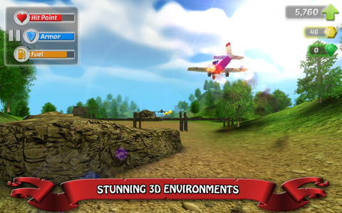 เกมส์ Wings on Fire เกมส์ขับเครื่องบินรบ Image 2