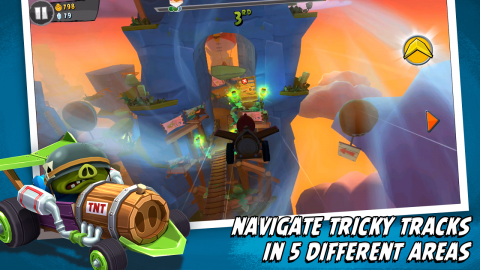 Angry Birds Go! เกมส์แองกี้เบิร์ด โก (เกมส์รถแข่ง) Image 3