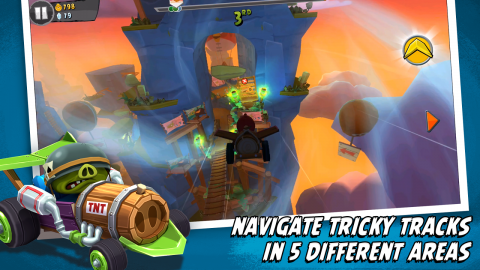 Angry Birds Go! เกมส์แองกี้เบิร์ด โก (เกมส์รถแข่ง)  Image 3