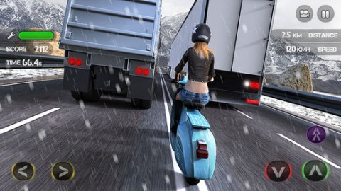 Race the Traffic Moto เกมส์แข่งรถมอเตอร์ไซค์บนถนนที่มีการจราจร Image 3