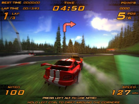 เกมส์ Nitro Racers เกมส์รถแข่งไนโตร Image 1
