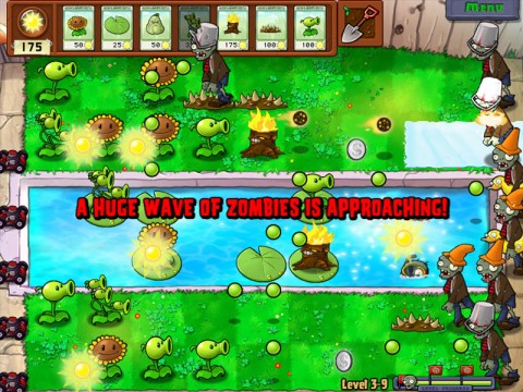 เกมส์ Plants Vs Zombies เกมส์ซอมบี้ปะทะพืช รูปที่สาม