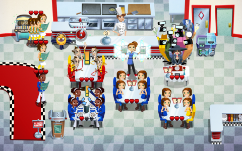 เกมส์ Diner Dash เกมส์เสิร์ฟอาหารยอดฮิต Image 3