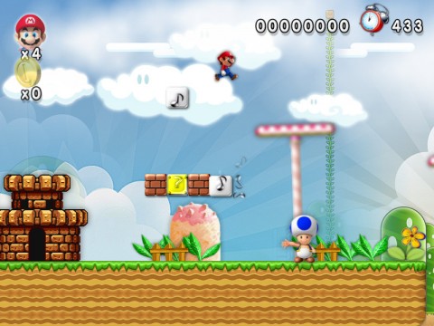 New Super Mario Forever 2015 เกมส์ซุปเปอร์มาริโอ