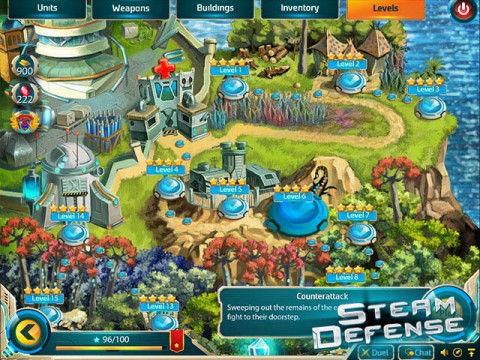 เกมส์ Steam Defense เกมส์ปกป้องเมือง Image 1