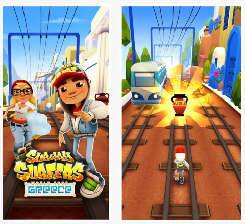 เกมส์ Subway Surfers เกมส์วิ่งหนีบนทางรถไฟ Image-1