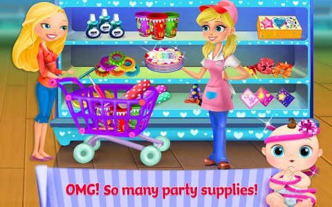 เกมส์ Supermarket Girl - Baby Birthday Fun Image 1