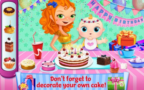 เกมส์ Supermarket Girl - Baby Birthday Fun Image 2