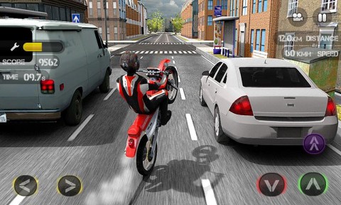 Race the Traffic Moto เกมส์แข่งรถมอเตอร์ไซค์บนถนนที่มีการจราจร Image 1