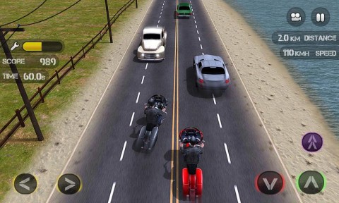 Race the Traffic Moto เกมส์แข่งรถมอเตอร์ไซค์บนถนนที่มีการจราจร Image 2