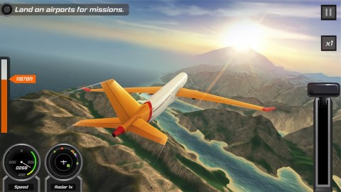 Flight Pilot Simulator 3D Free เกมส์จำลองการขับเครื่องบิน  Image 2
